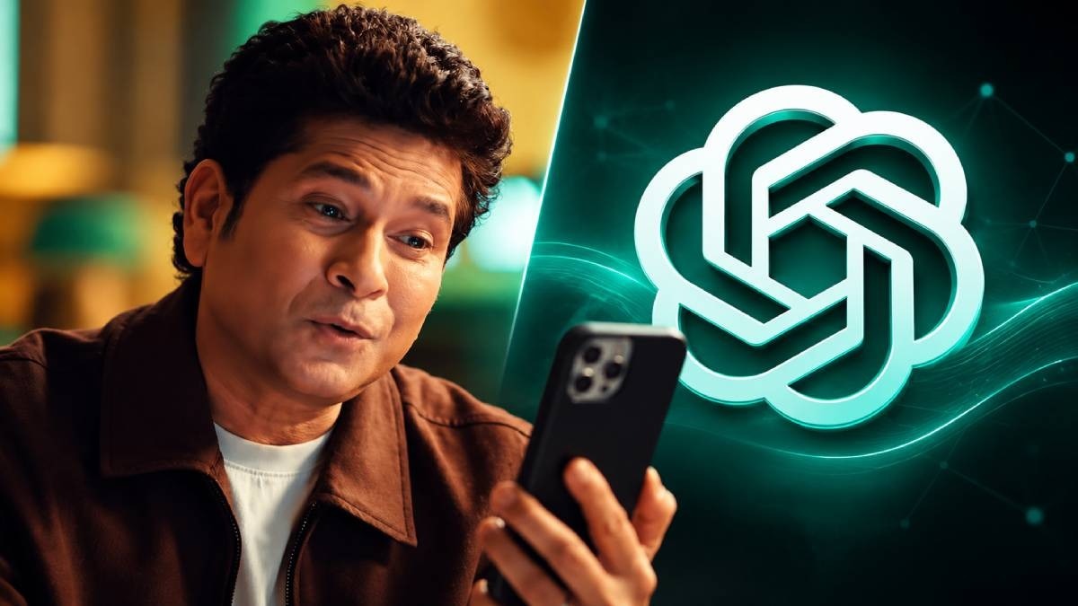 OpenAI से मिलाया हाथ. (Photo: Sachin Tendulkar/ X)