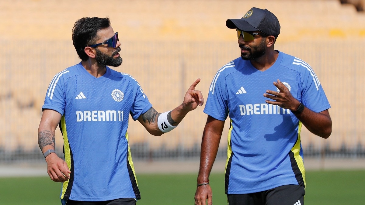 जसप्रीत बुमराह की नकल उतारते हैं विराट कोहली? (Photo: BCCI)