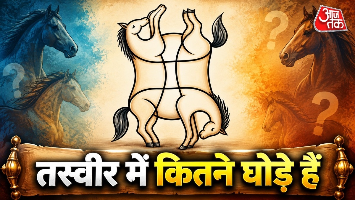 कितने घोड़े नजर आ रहे हैं? ( PHOTO: ITG)