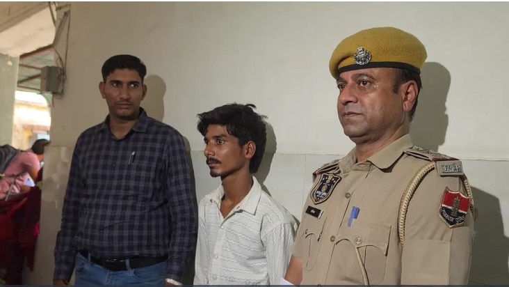 पुलिस ने आरोपी युवक को गिरफ्तार कर लिया है. (Photo-ITG)