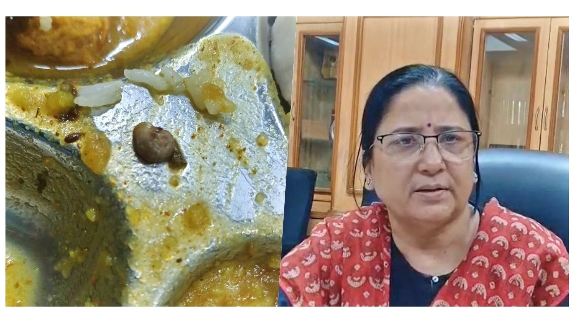खाने की शिकायत का कुलपति सुरेखा डंगवाल ने लिया संज्ञान (Photo: ITG)