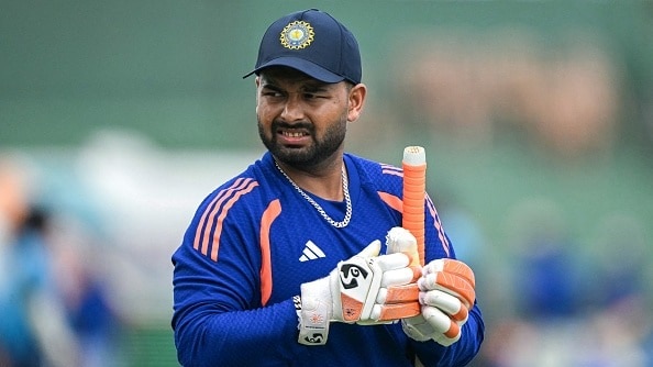 India's star wicketkeeper-batter Rishabh Pant in this frame. (Getty)