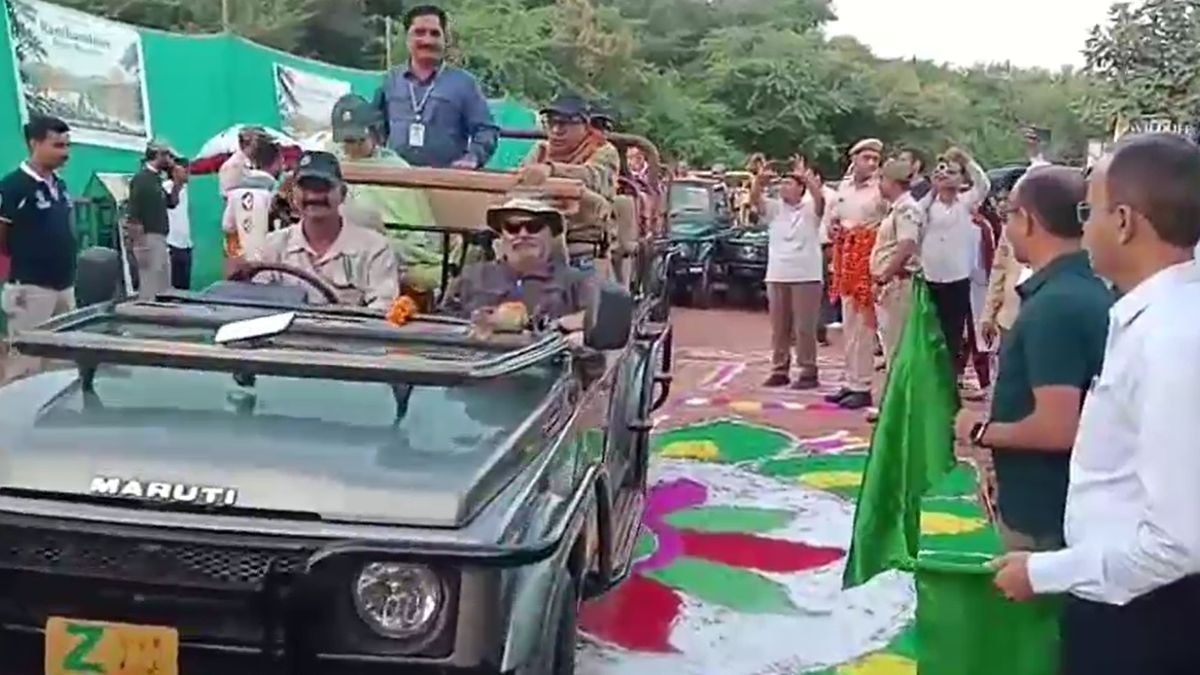 तीन महीने के इंतजार के बाद रणथंभौर के द्वार पर्यटकों के लिए खुल गए. (Photo: Screengrab)