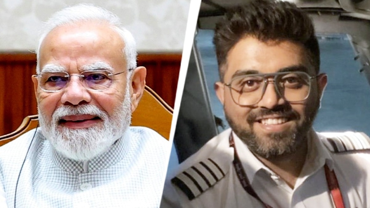 PM Narendra Modi and Captain Smit Machchhar