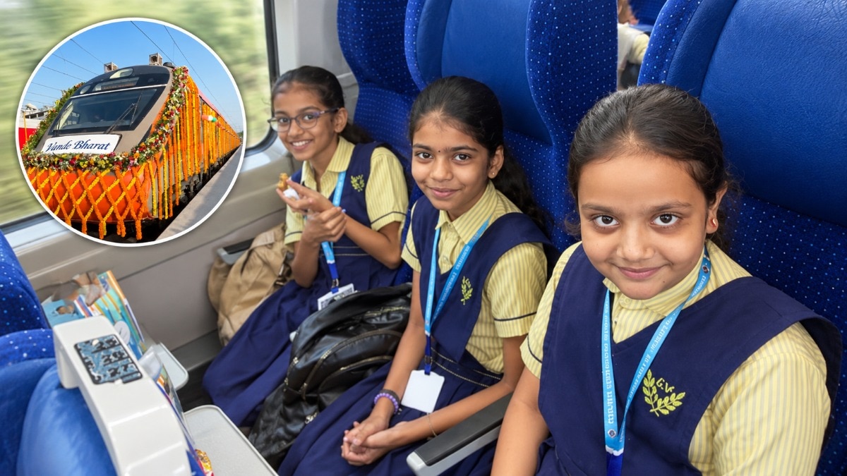 Vande Bharat New Train: चलती ट्रेन में छोटी-छोटी बच्चियां बता रहीं वंदे भारत क्यों खास? सीट से लेकर स्पीड तक शानदार