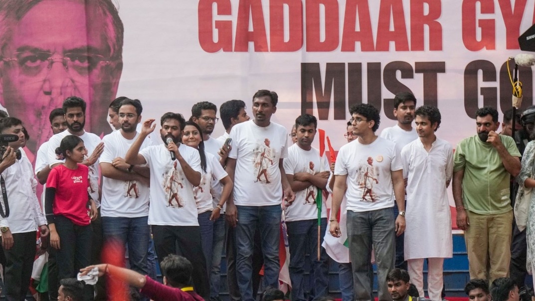 मुंबई में सीजेपी का प्रदर्शन.(Photo- PTI)