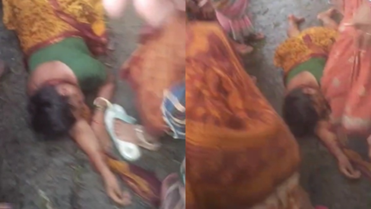 अस्पताल ले जाते वक्त भी पीटा.(Photo: Screengrab)