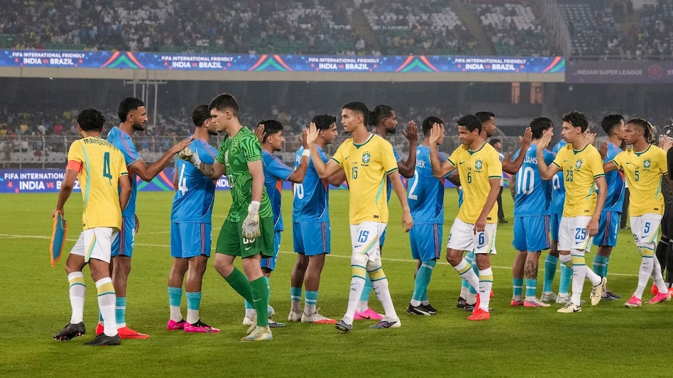 Brazil defeated India 4-0 in Kolkata