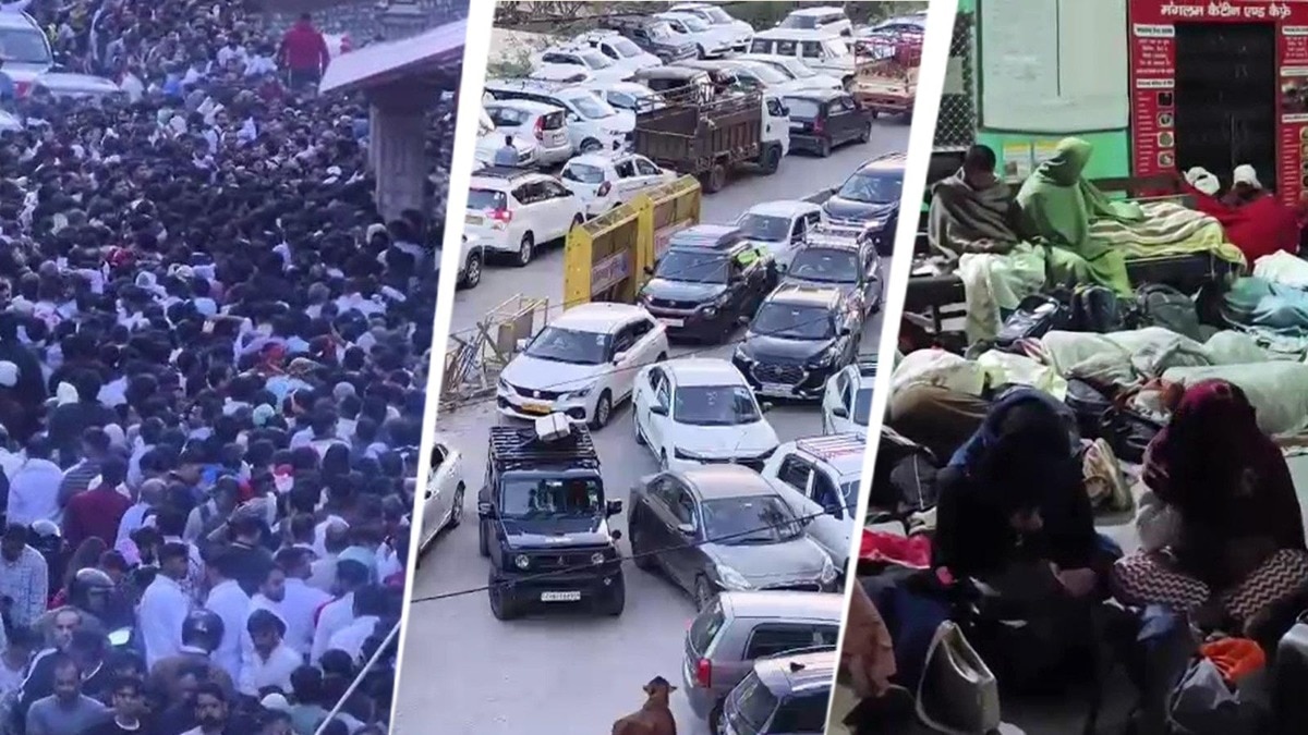  पहाड़ों पर भीषण जाम के चलते लोगों को काफी परेशानियों का सामना करना पड़ रहा है. (Photo: ITG)
