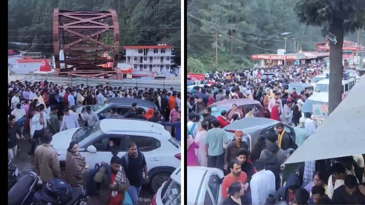 कैंची धाम में अब हर वीकेंड पर जाम जैसे हालात ही रहते हैं. (Photo-ITG)