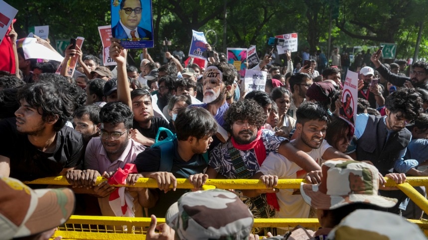 दिल्ली जंतर मंतर पर 3 अक्टूबर को प्रदर्शन किया गया था