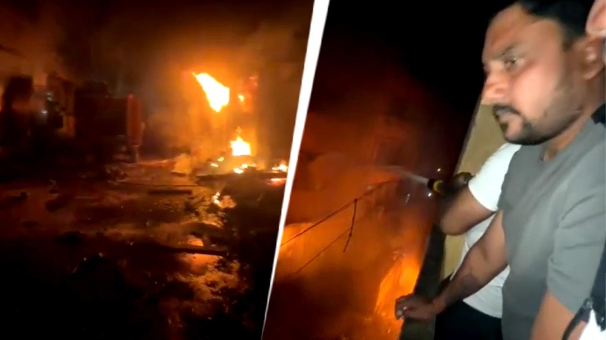 Massive Fire at Firecracker Warehouse, Two Dead and Several Injured