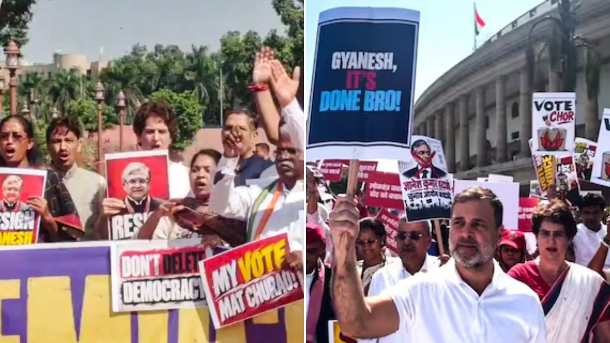 INDIA bloc protest