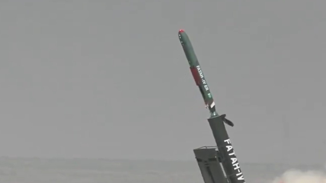 पाकिस्तान ने फतह-IV मिसाइल की टेस्टिंग की है. (Photo- X/Screengrab)