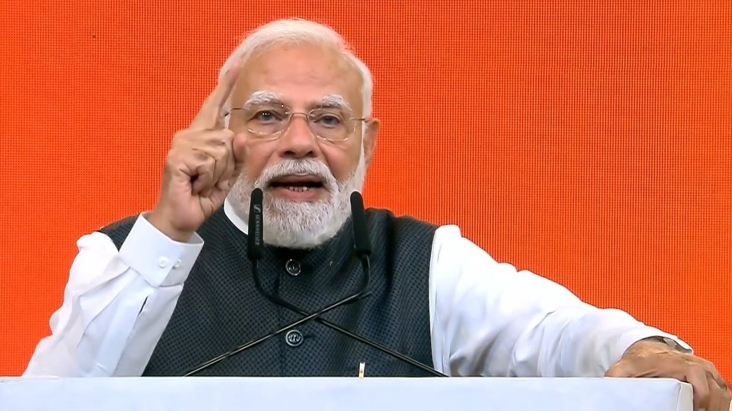 पीएम मोदी का 2047 तक विकसित भारत का संकल्प है. (Photo- @BJP4India)