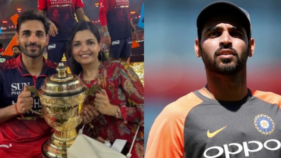 Bhuvneshwar Kumar's return to the team caused an emotional reaction from his wife Nupur
