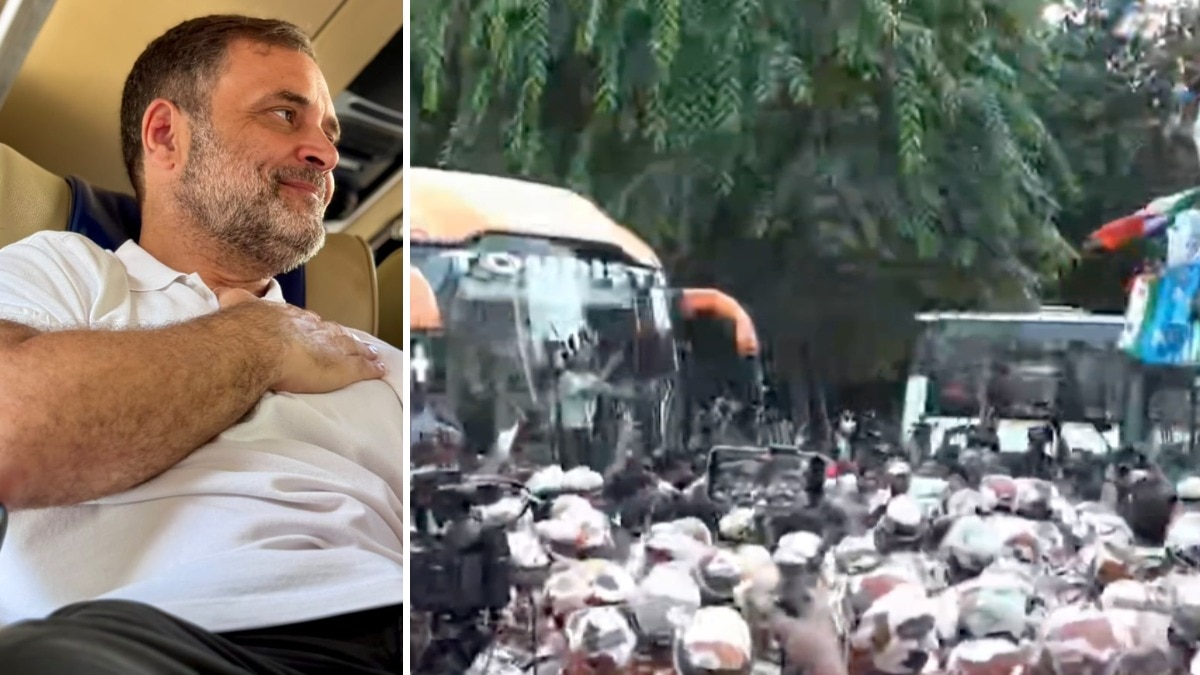जंतर-मंतर के पास पहुंचते ही कांग्रेस कार्यकर्ताओं पर एक्शन (Photo: PTI/ Congress)