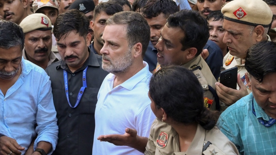 राहुल गांधी ने अपने खिलाफ दर्ज FIR को लेकर भी सरकार पर निशाना साधा. (Photo- PTI)
