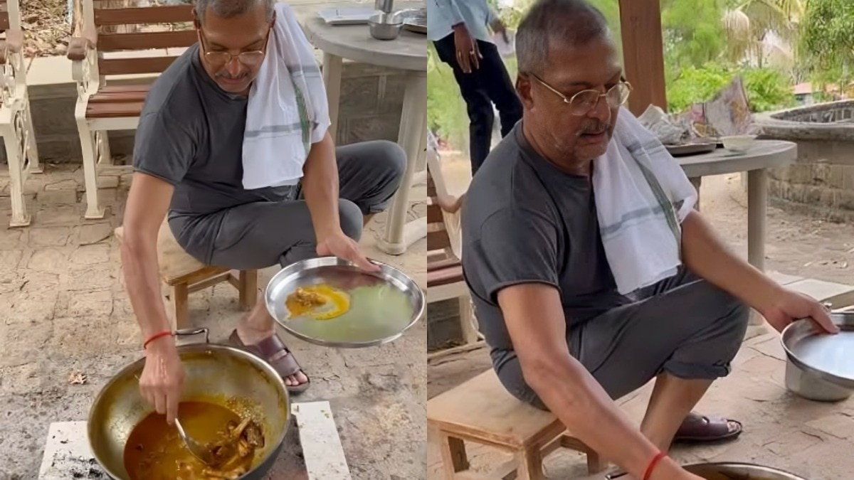 नाना पाटेकर को बाहर का खाना बिल्कुल भी पसंद नहीं था इसलिए वो खुद खाना पकाते थे. (Photo: Instagram/Screegrab)