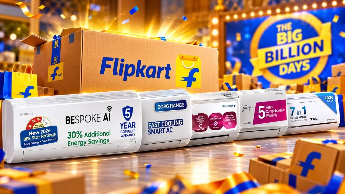 Flipkart Sale में AC पर शानदार ऑफर्स. (Photo: AI)
