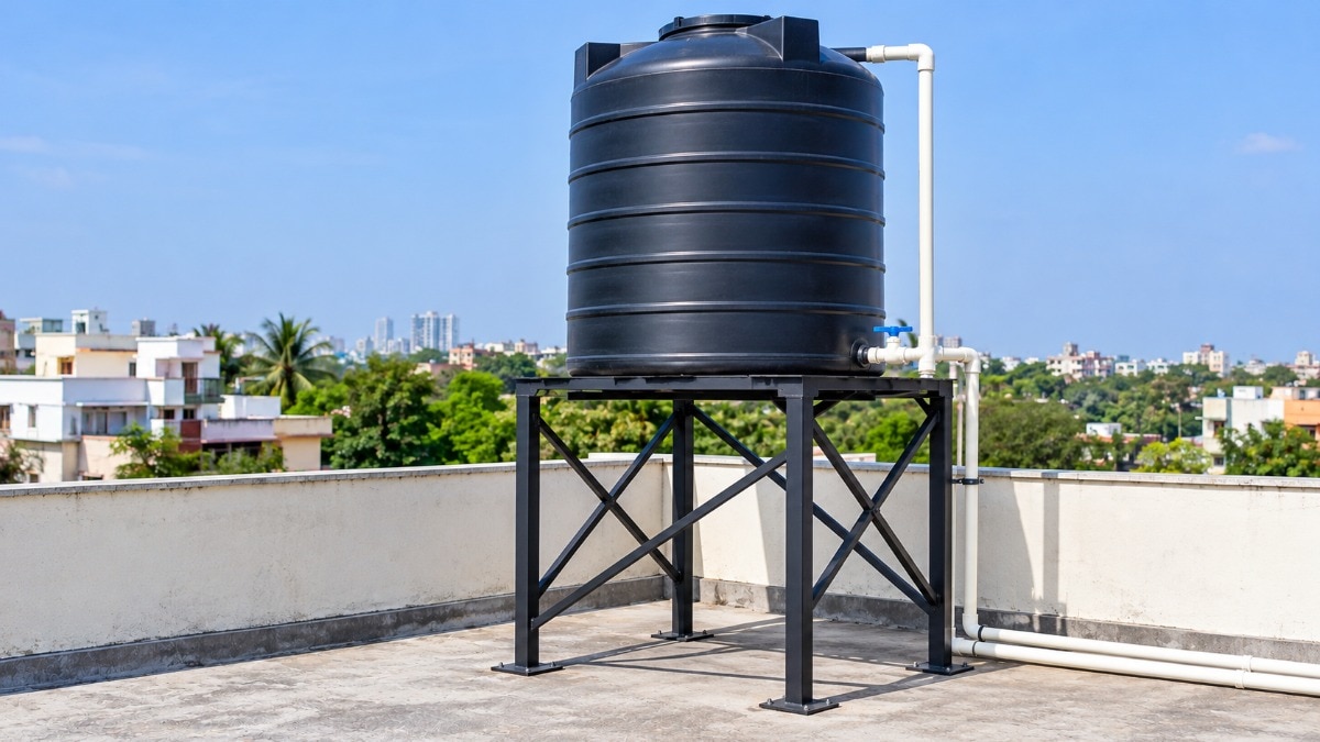 rooftop water tank pedestal