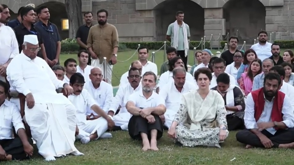 राहुल गांधी ने केंद्र सरकार और चुनाव आयोग पर बेहद गंभीर आरोप लगाए. (Photo- Screengrab)