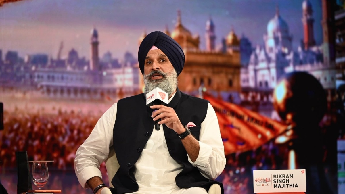 पंचायत आजतक पंजाब में बिक्रम सिंह मजीठिया (Photo-ITG)