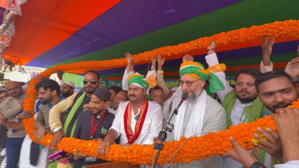 बिहार AIMIM का चेहरा राणा रंजीत सिंह और असदुद्दीन ओवैसी (Photo-ITG)
