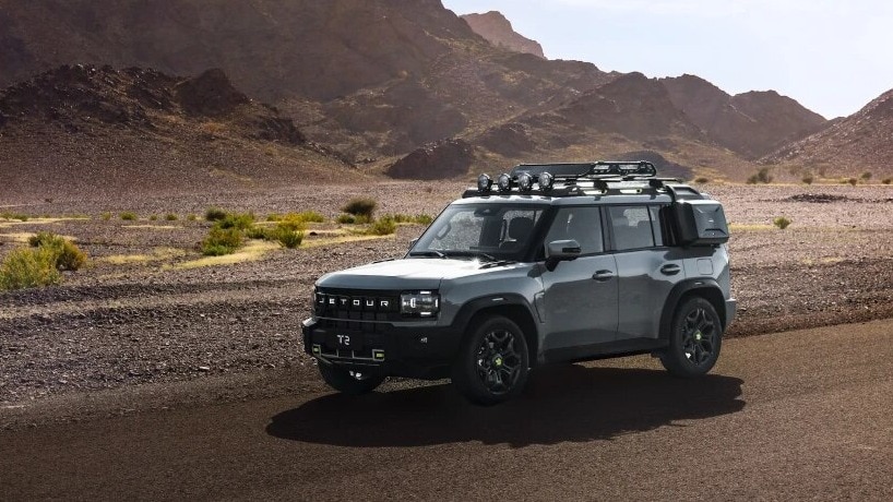 Jetour T2 को भारत में टेस्टिंग के दौरान कई बार स्पॉट किया गया है. (Photo: Jetour Global) 