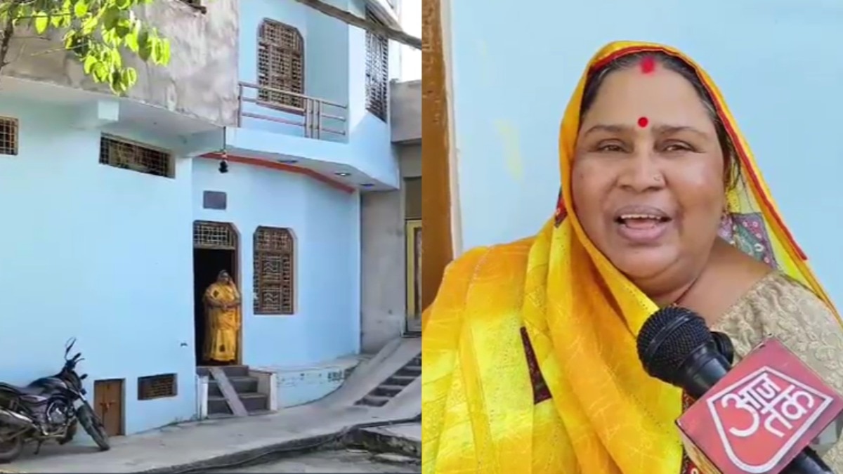 बबीता खटीक को 40 साल बाद पक्का घर मिला. (Photo- ITGD)