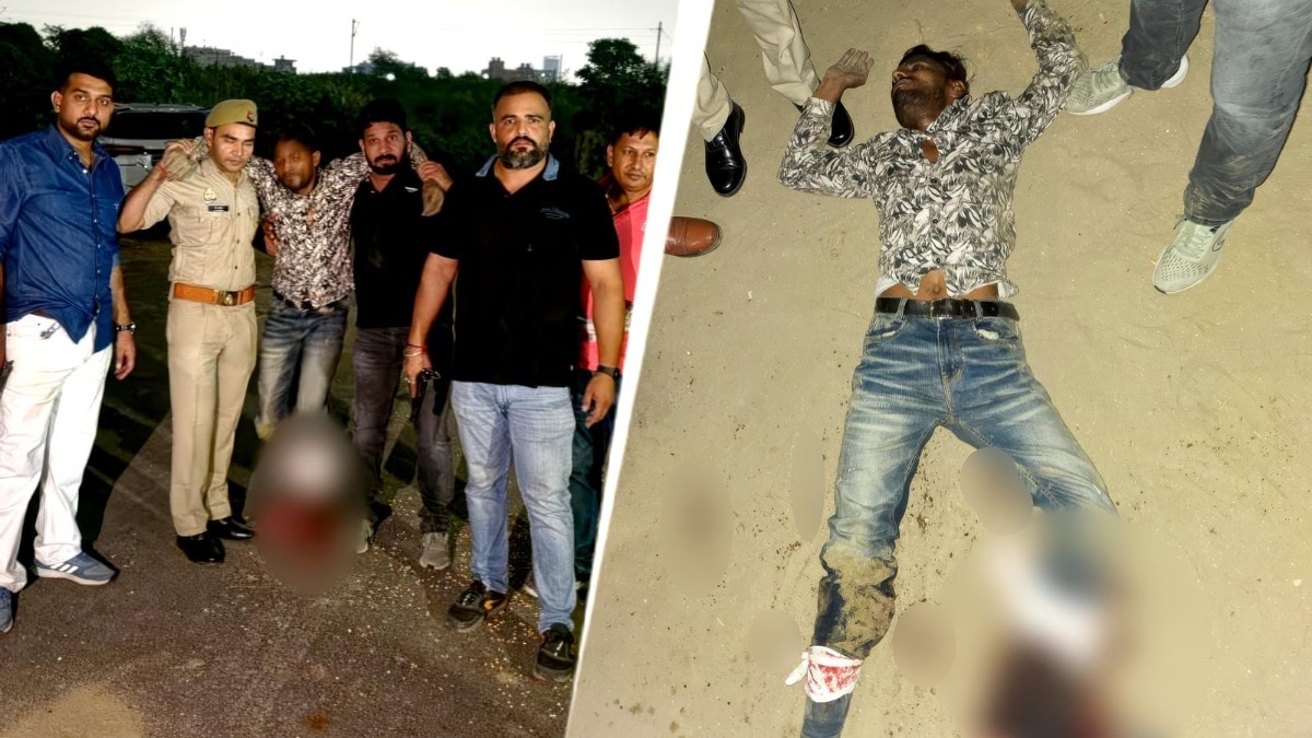 एनकाउंटर के बाद गिरफ्तार बदमाश फरमान. (Photo: ITG)