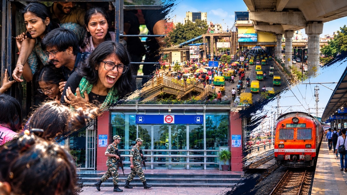 दिल्ली में रविवार को मेट्रो स्टेशन से बाजार तक खुले. (Photo- PTI/Reuters)