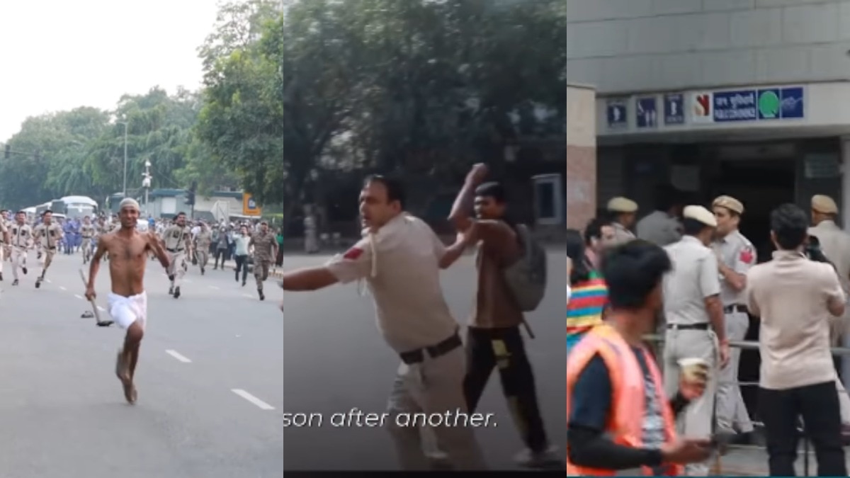 कल प्रोटेस्ट के कई वीडियो वायरल हुए