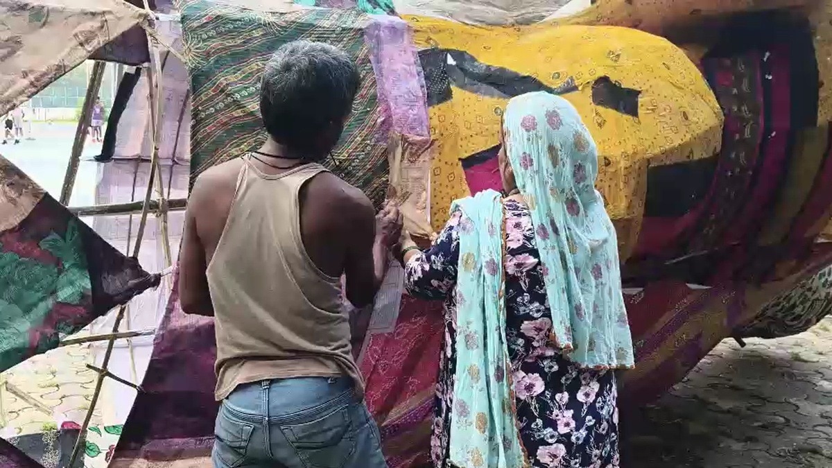 varanasi muslim family making ravana effigies three generations