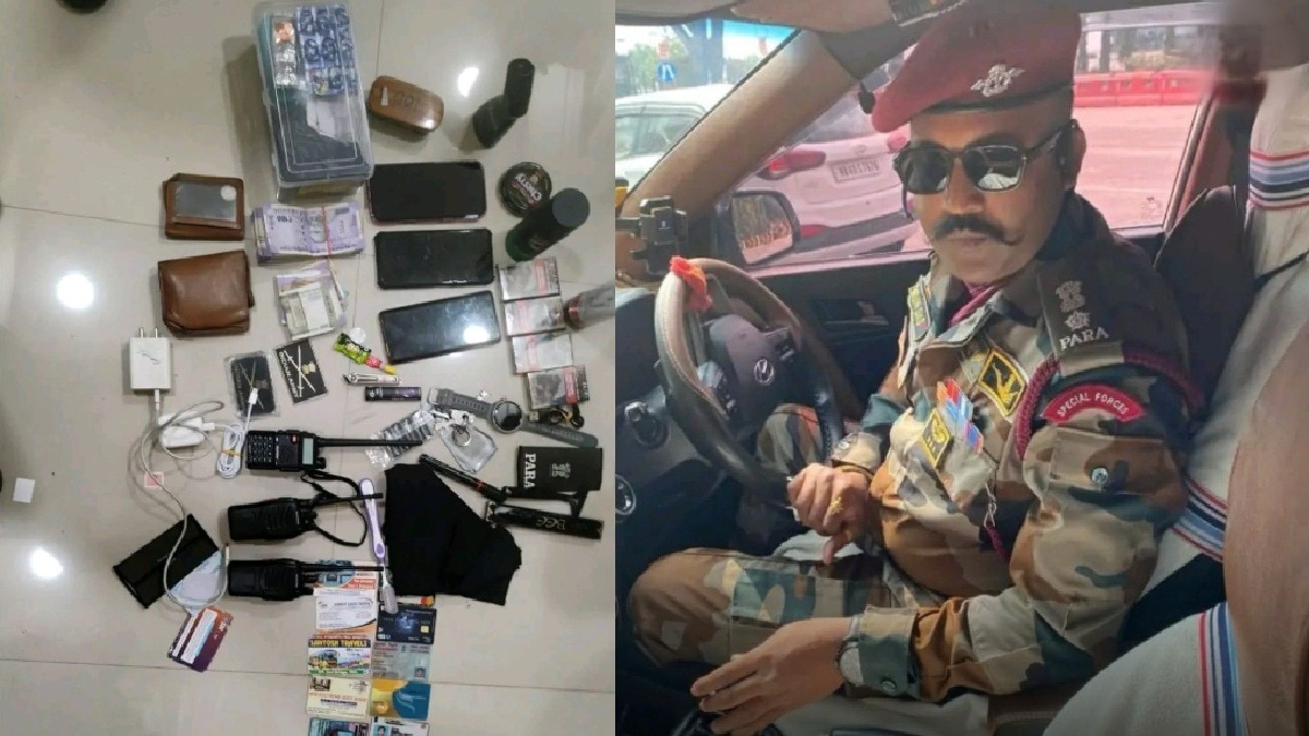 पुलिस गिरफ्त में फर्जी कर्नल तरुण दास. (photo: ITG)