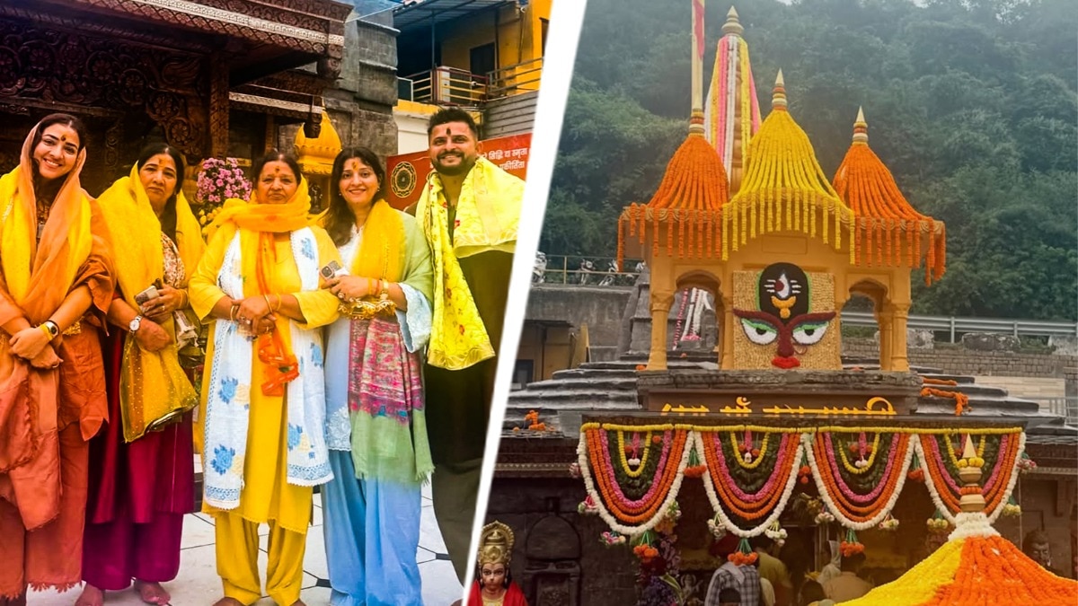 सुरेश रैना ने बगलामुखी मंदिर में पूजा-पाठ कर सुख-संपन्नता की कामना की. (Photo: Instagram/sureshraina3)