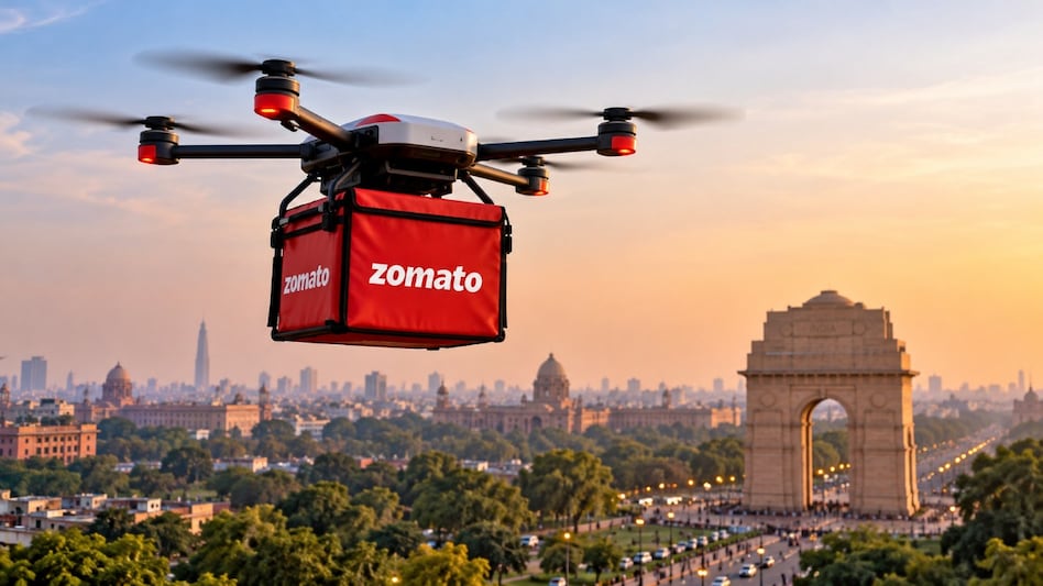Zomato Founder Discusses Potential Shift to Drone Delivery If Staff Shortages Occur