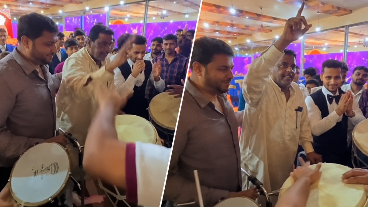 हैदराबाद में शादी का जश्न बना विरोध का मंच.  (Photo: Screengrab)