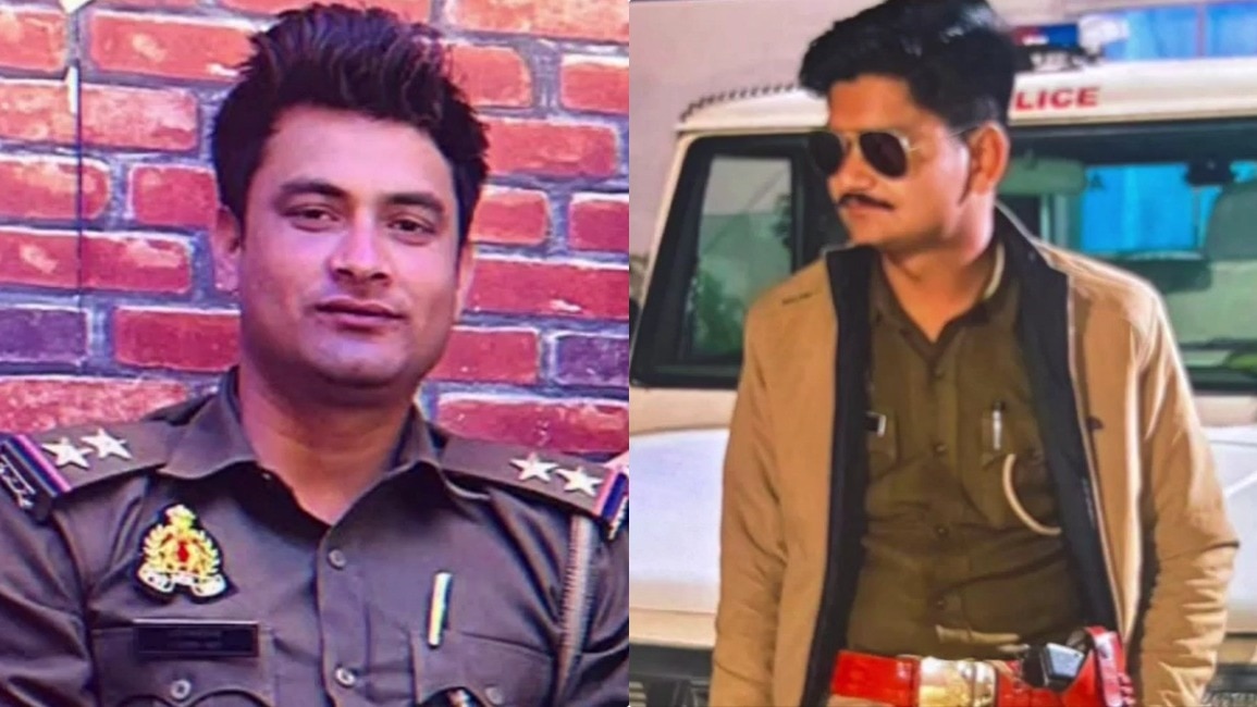 आरोपी दारोगा-सिपाही सस्पेंड (Photo-ITG) 
