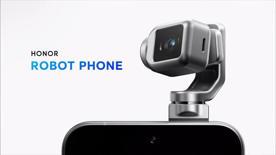 Honor's Robot Phone is equipped with a camera that automatically tracks the user