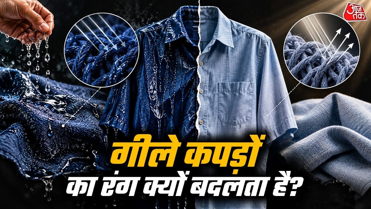 जब कपड़ा गीला होता है, तो उसके रेशों के बीच मौजूद कई खाली जगहों में पानी भर जाता है. ( Photo: ITG)