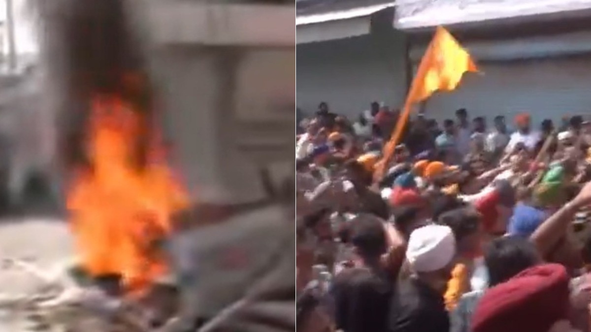 मुख्य आरोपी अश्विनी की दूसान को आग के हवाले किया गया (Photo: ITG) 
