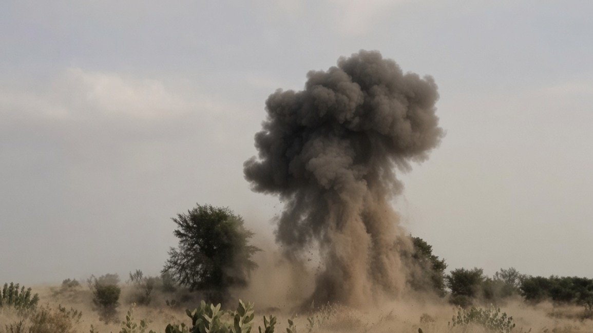 राजस्थान बॉर्डर पर विस्फोटक नष्ट किए गए (Photo-ITG)