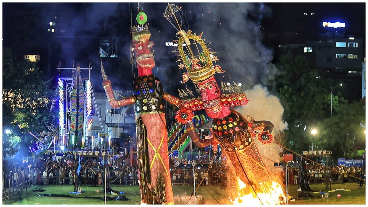 श्रीलंका में मार्च में रावण का जुलूस निकाला जाता है. (Photo: PTI)