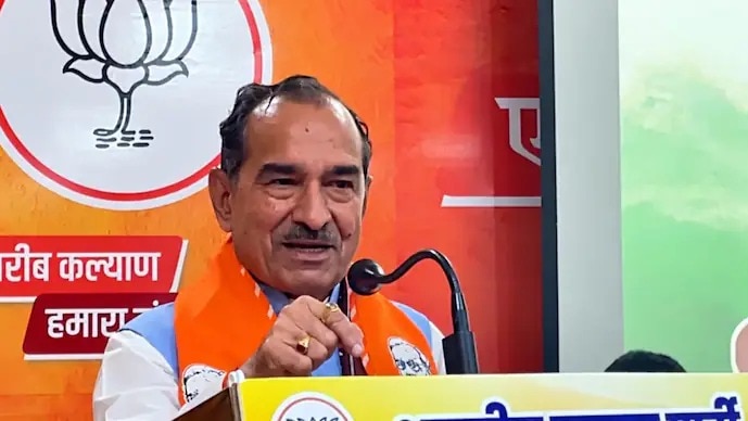 राजस्थान BJP अध्यक्ष मदन राठौड़ एक सार्वजनिक कार्यक्रम के दौरान यह बयान दिया. (Photo-X/@PTI_News))