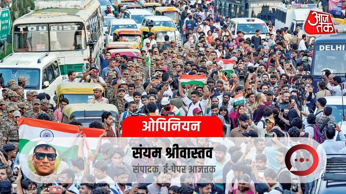 दिल्ली प्रशासन ने CJP के तिरंगा यात्रा मार्च को लेकर कड़ा रुख अपनाया है. (Photo-ITG)