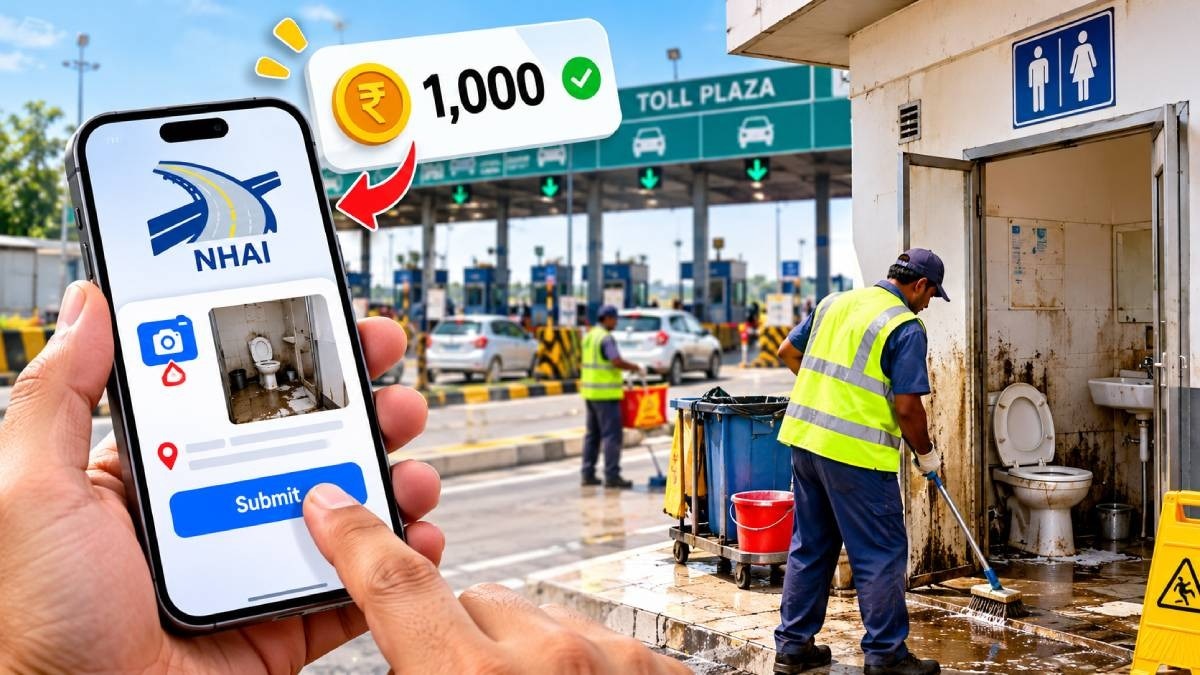 ऐप से शिकायत करें और ₹1,000 का इनाम पाने का मौका पाएं.