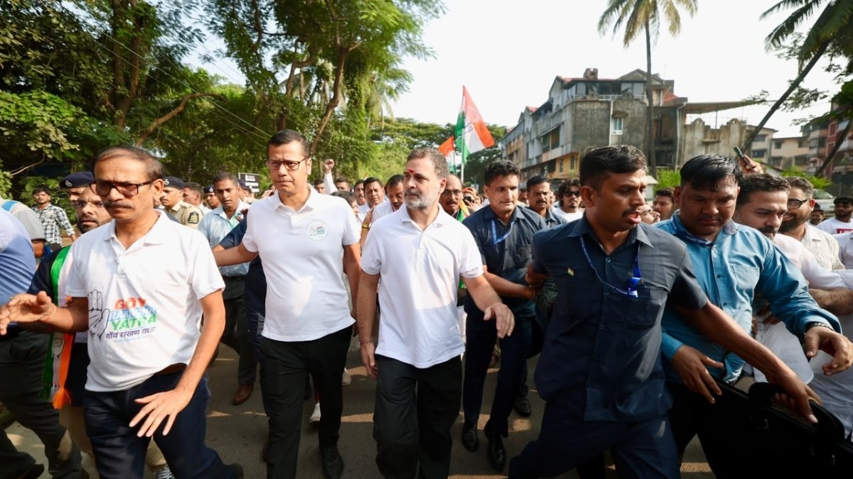 गोय राखण यात्रा में शामिल हुए राहुल गांधी. (Photo: X/ @INCIndia)