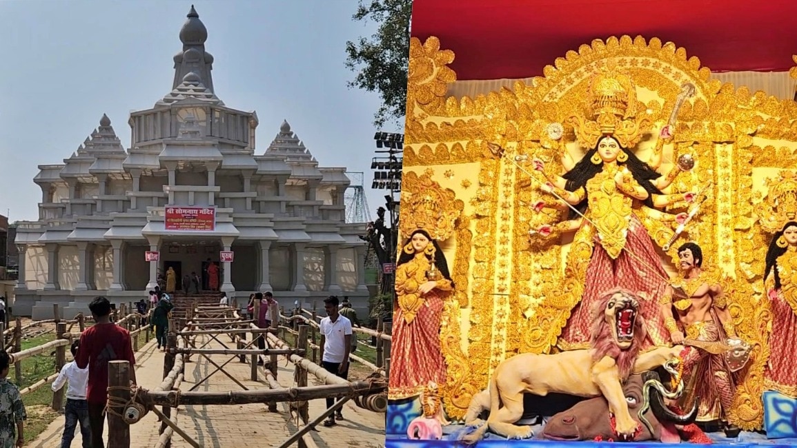 कोलकाता के कारीगरों की दो महीने की मेहनत ( Photo- ITG) 