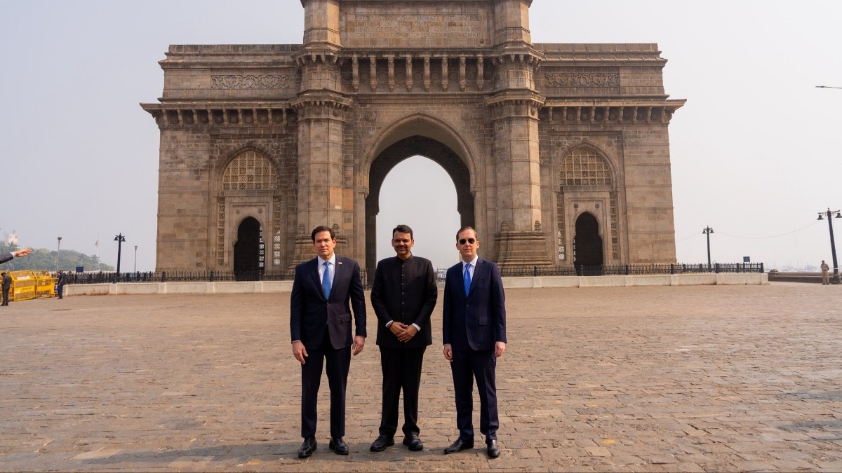 अमेरिका के विदेश मंत्री मार्को रुबियो दो दिवसीय भारत दौरे पर आए हैं. (Photo- X/CMO Maharashtra)